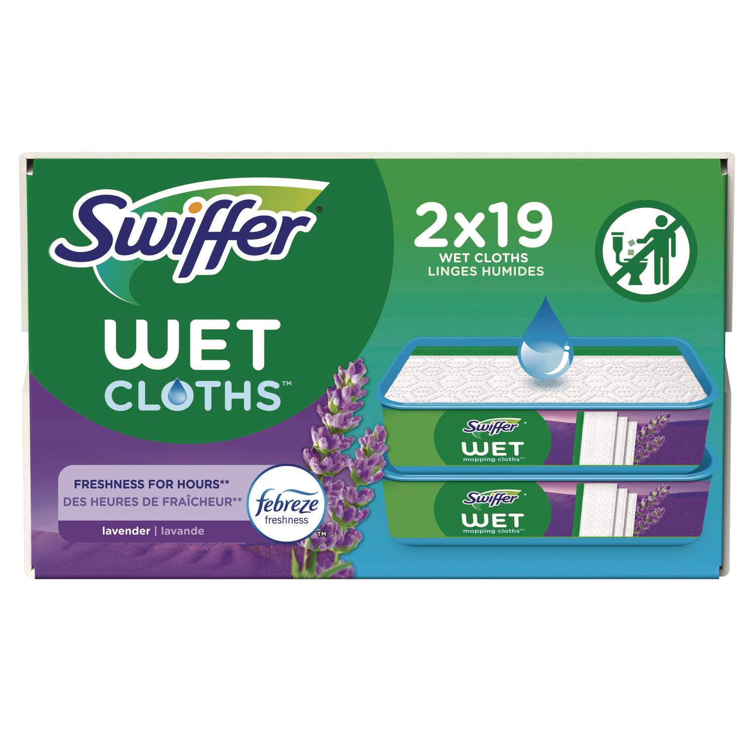 Swiffer Sweeper TRAP + LOCK Wet Mop Cloths - Thumbnail 3