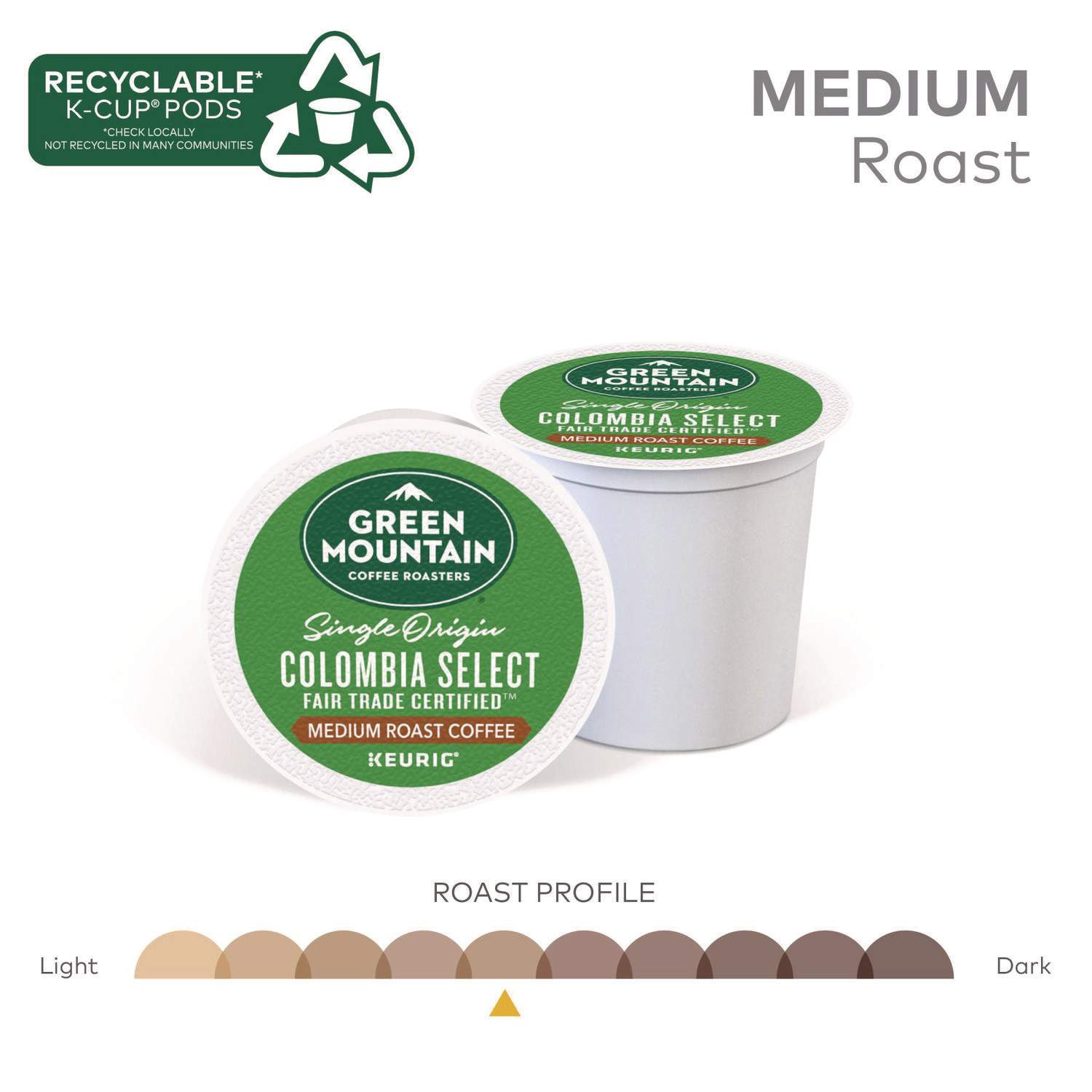 Colombian Fair Trade Select Coffee K-Cups by Green Mountain Coffee