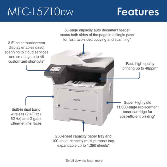BRTMFCL5710DW Product Image 7
