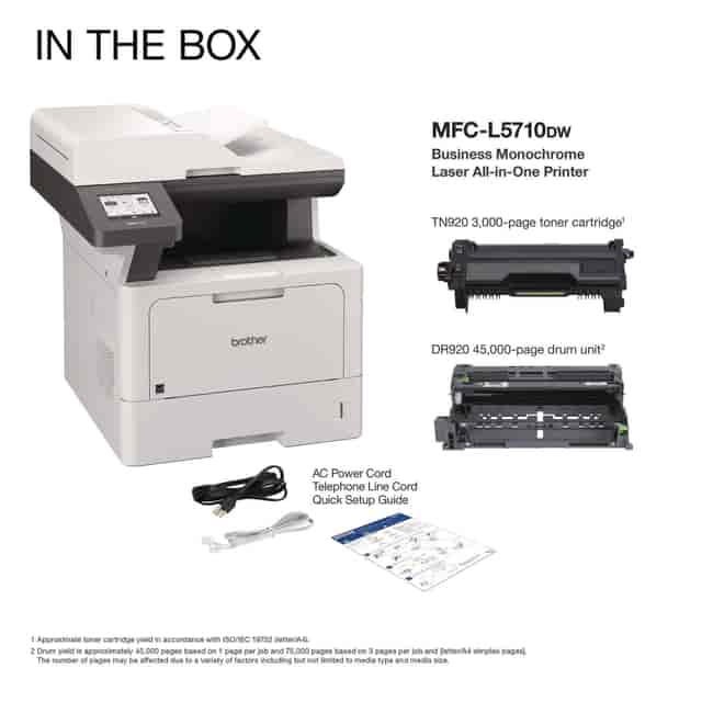 BRTMFCL5710DW Product Image 4
