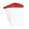 UNV46300 - Perforated Ruled Writing Pads, Narrow Rule, Red Headband, 50 White 5 x 8 Sheets, Dozen