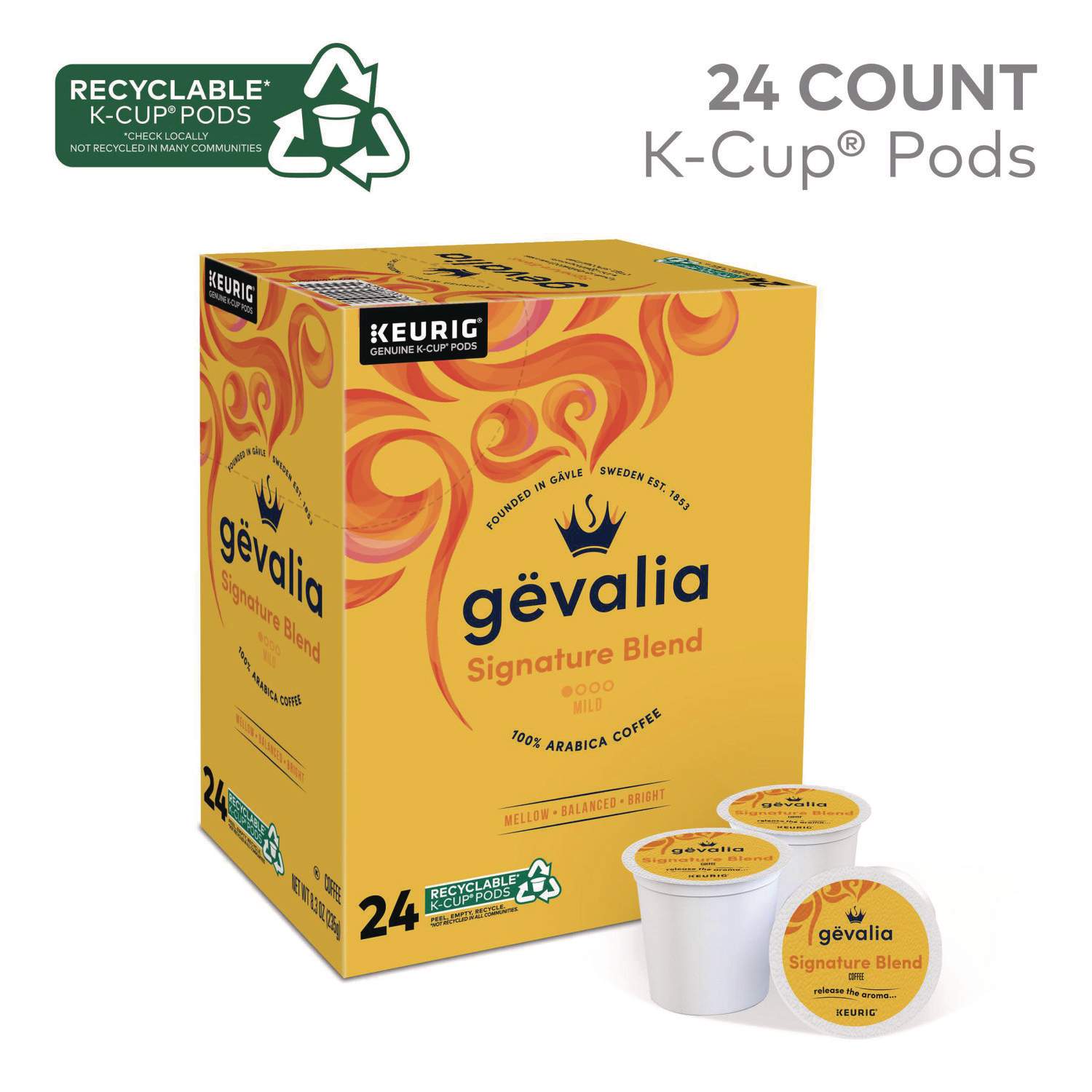 Kaffee Signature Blend K-Cups by Gevalia® GMT5305 | OnTimeSupplies.com