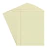 UNV22000 - Glue Top Pads, Wide/Legal Rule, 50 Canary-Yellow 8.5 x 11 Sheets, Dozen