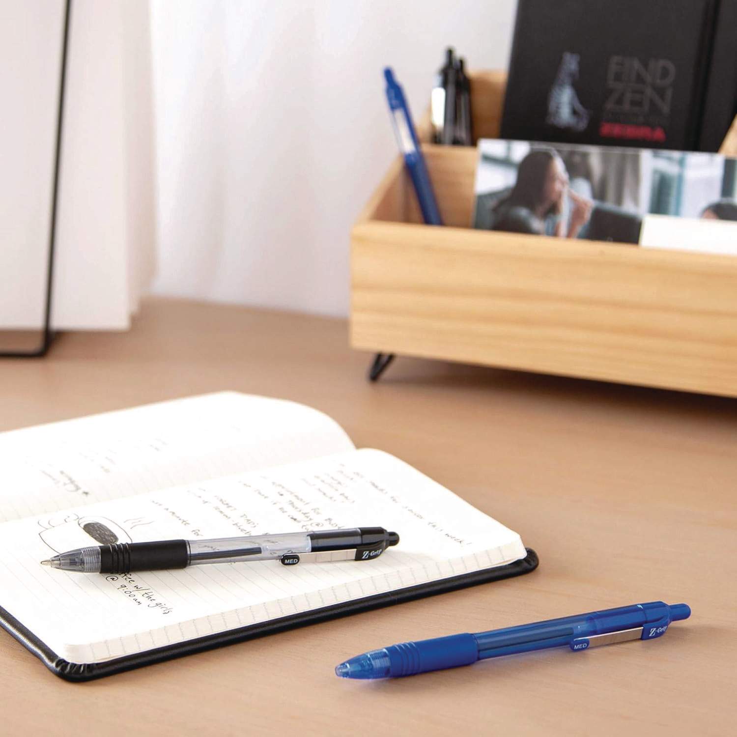 Z-Grip Retractable Ballpoint Pens by Zebra® ZEB12221