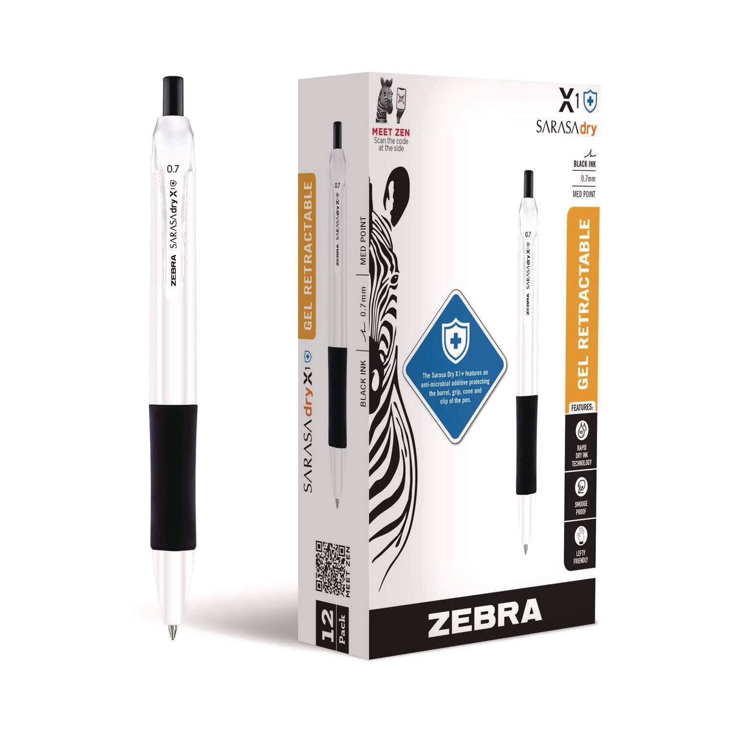 ローズタッチ Zebra Sarasa Clip 0.5mm Gel Ink Ballpen Japanese Design - Mt