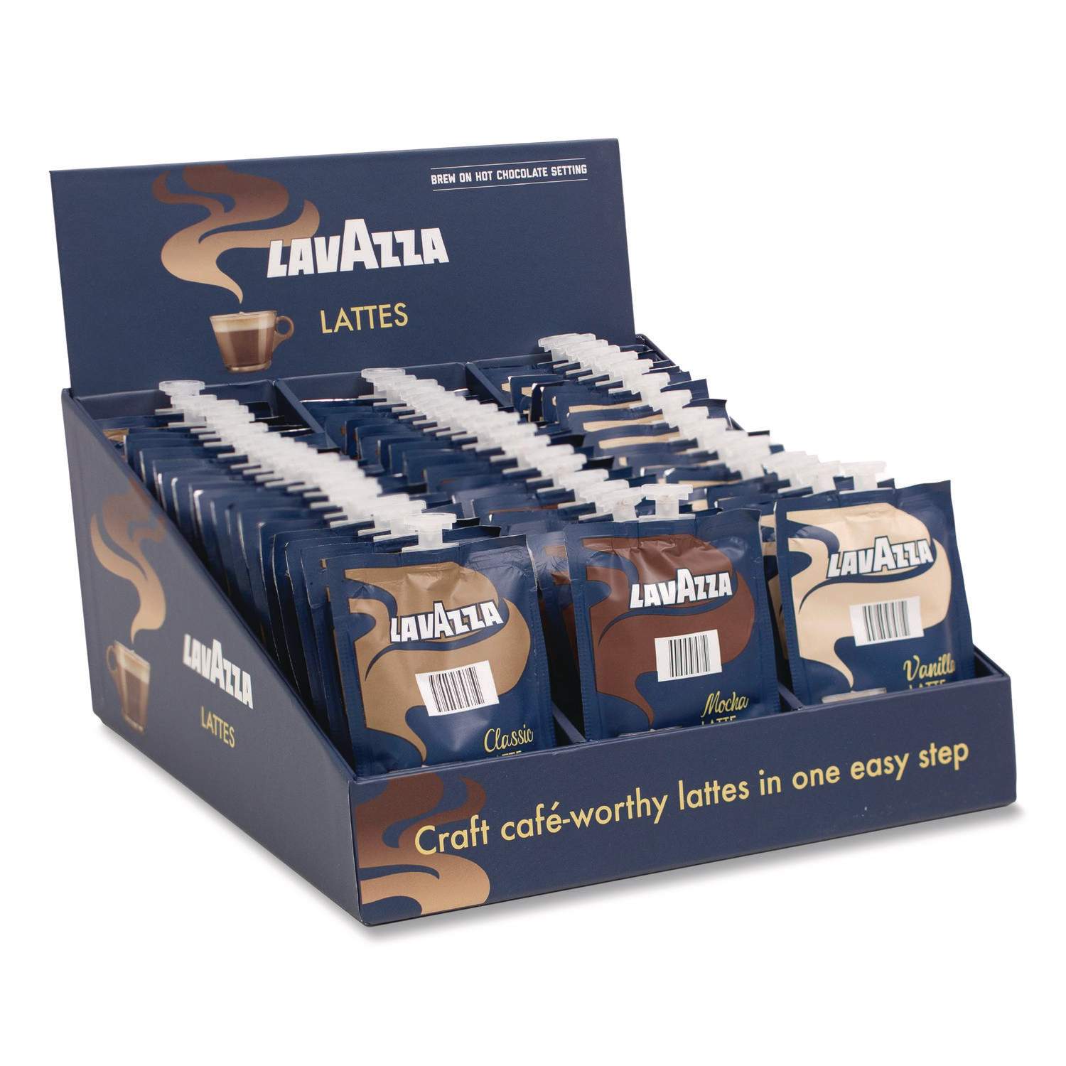Latte Merchandiser Kit by Lavazza LAV48728 | OnTimeSupplies.com