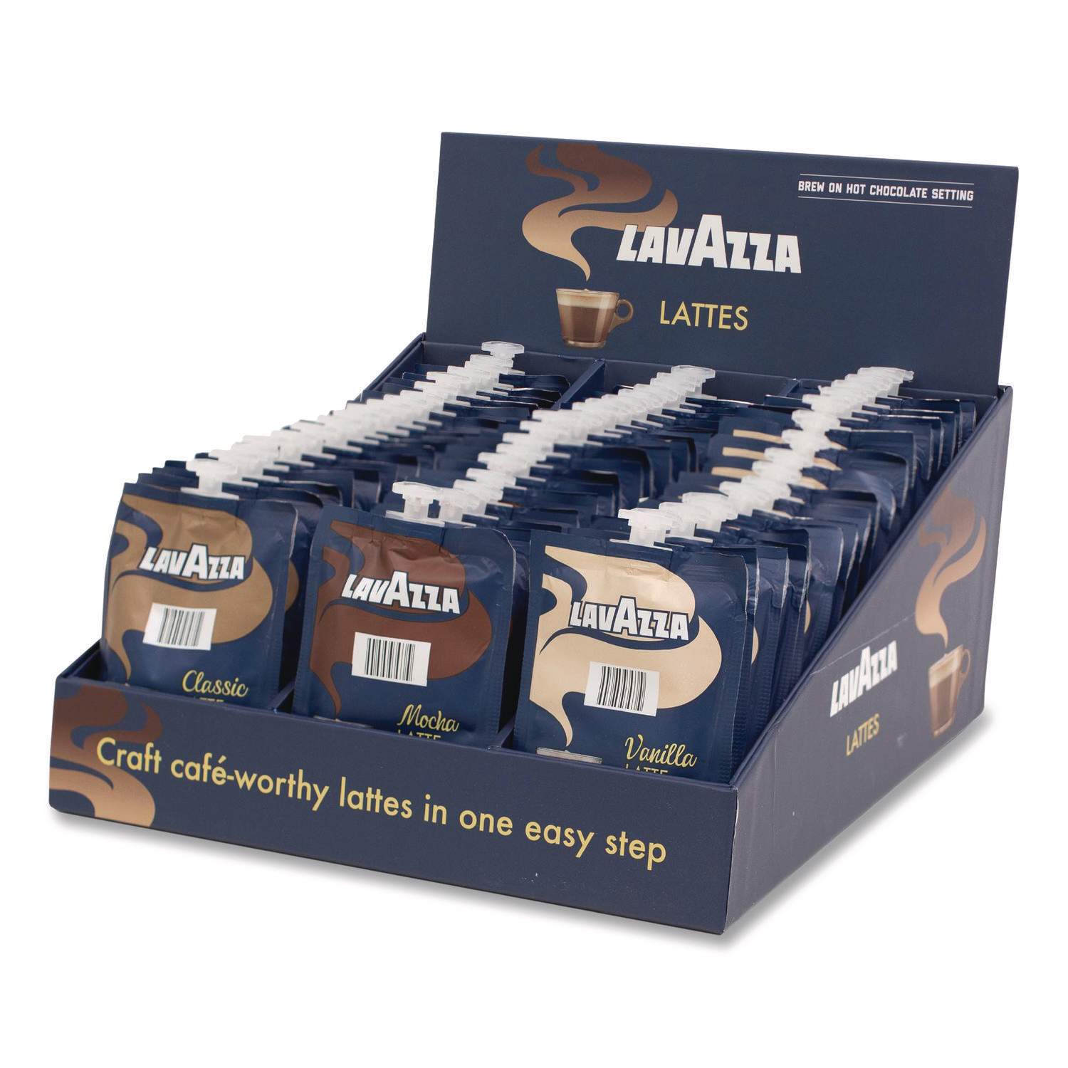 Latte Merchandiser Kit by Lavazza LAV48728 | OnTimeSupplies.com