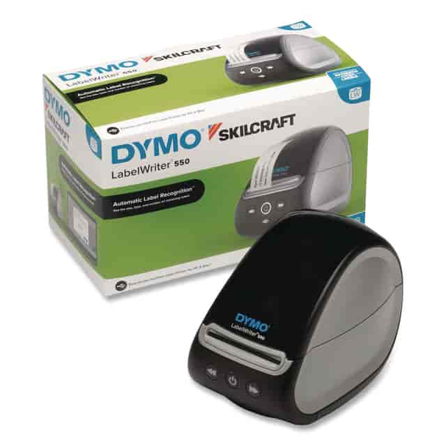 LabelWriter 550 Label Printer, 62 Labels/min Print Speed, 5.34 x 8.5 x 7.38