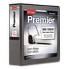 CRD10331 - Premier Easy Open ClearVue Locking Slant-D Ring Binder, 3 Rings, 3" Capacity, 11 x 8.5, Black