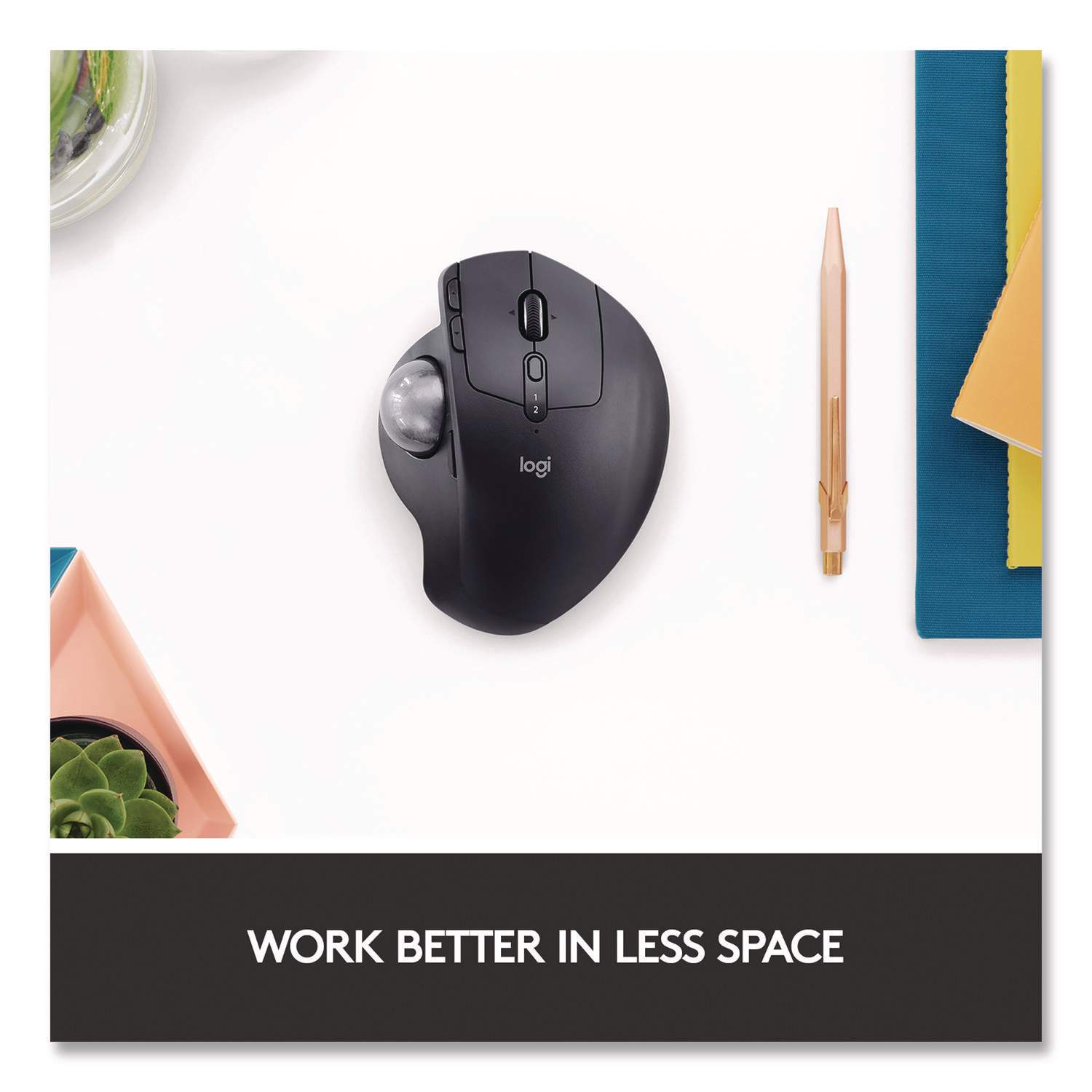 MX Ergo Plus Advanced Wireless Trackball Mouse by Logitech