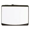 QRT06355BK - Tack/Write Dry Erase Marker Board, 25.5" x 17.5", Black/White Surface, Black Plastic Frame