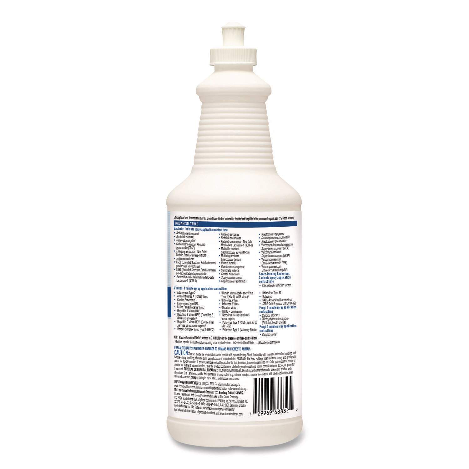 Healthcare Pull-Top Bleach Germicidal Cleaner by Clorox® CLO68832