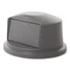 RCP263788GY - BRUTE Dome Top Swing Door Lid for 32 gal Waste Containers, 22.75" Diameter x 12.25h, Gray