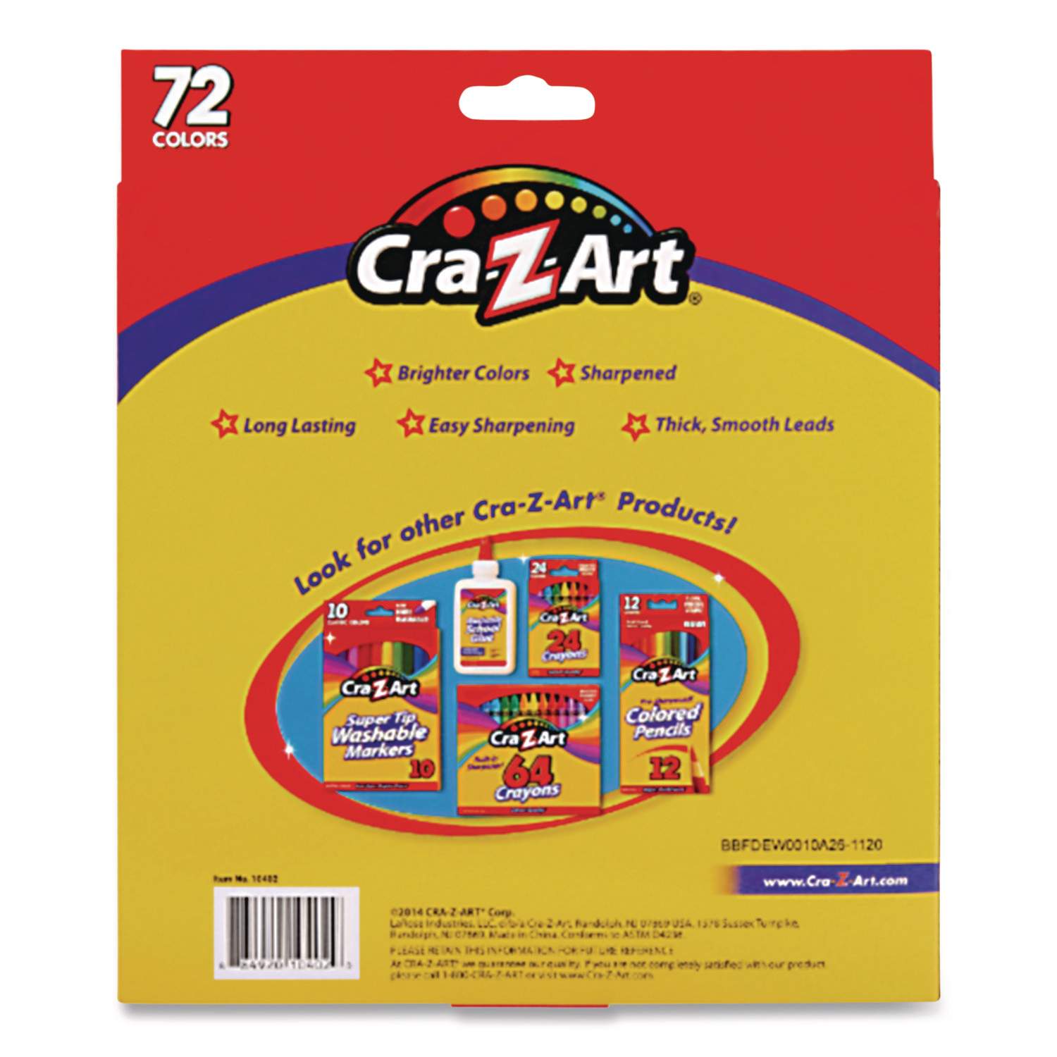 Colored Pencils by Cra-Z-Art® CZA1040224 | OnTimeSupplies.com