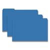SMD22541 - Expanding Recycled Heavy Pressboard Folders, 1/3-Cut Tabs: Assorted, Legal Size, 1" Expansion, Dark Blue, 25/Box