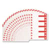 SMD67152 - AlphaZ Color-Coded First Letter Combo Alpha Labels, A/N, 1.16 x 3.63, Red/White, 5/Sheet, 20 Sheets/Pack