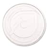 ECOEPFLCC - GreenStripe Cold Cup Flat Lids, Fits 9 oz to 24 oz Cold Cups, Plastic, Clear, 100/Pack, 10 Packs/Carton