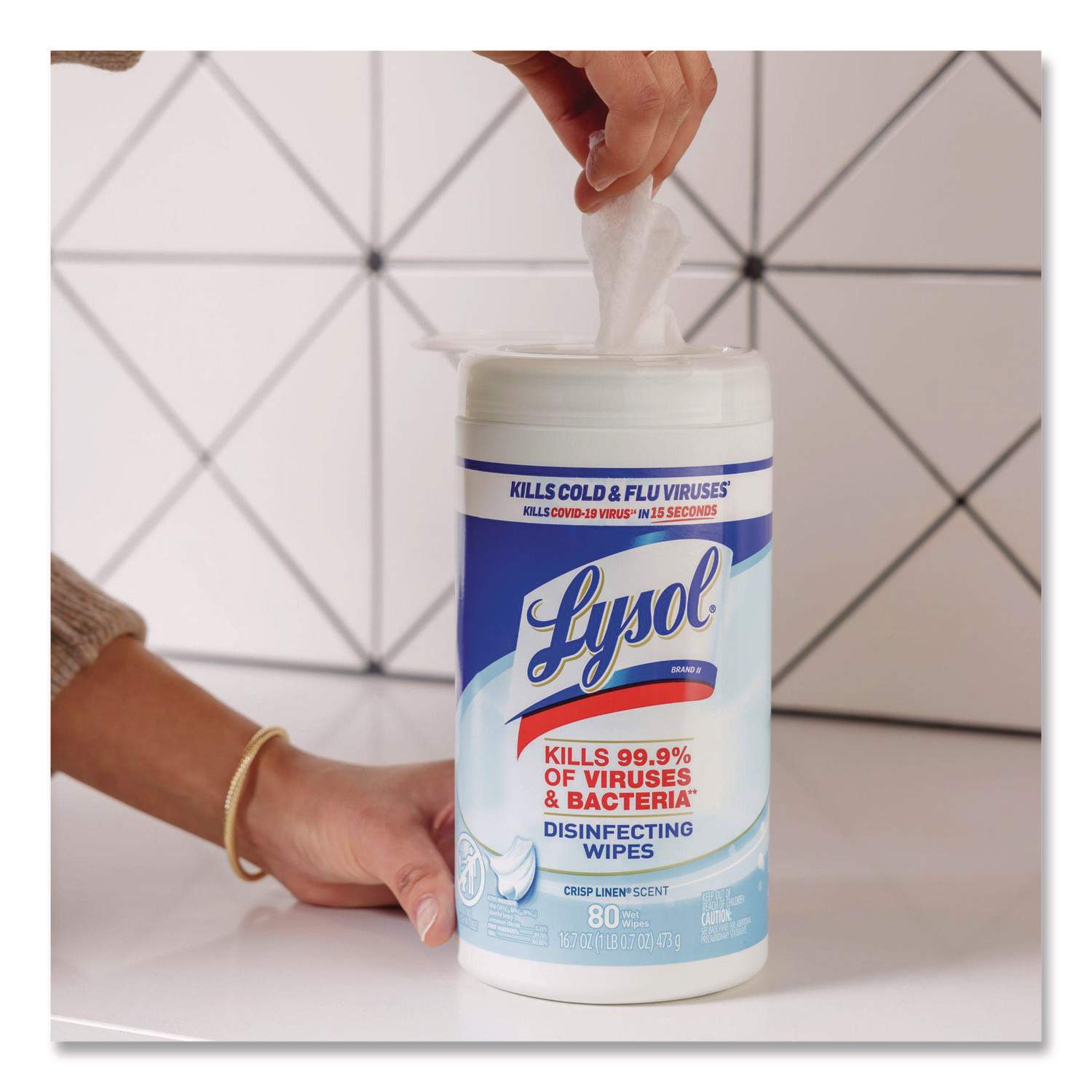 Disinfecting Wipes by LYSOL® Brand RAC89346 | OnTimeSupplies.com