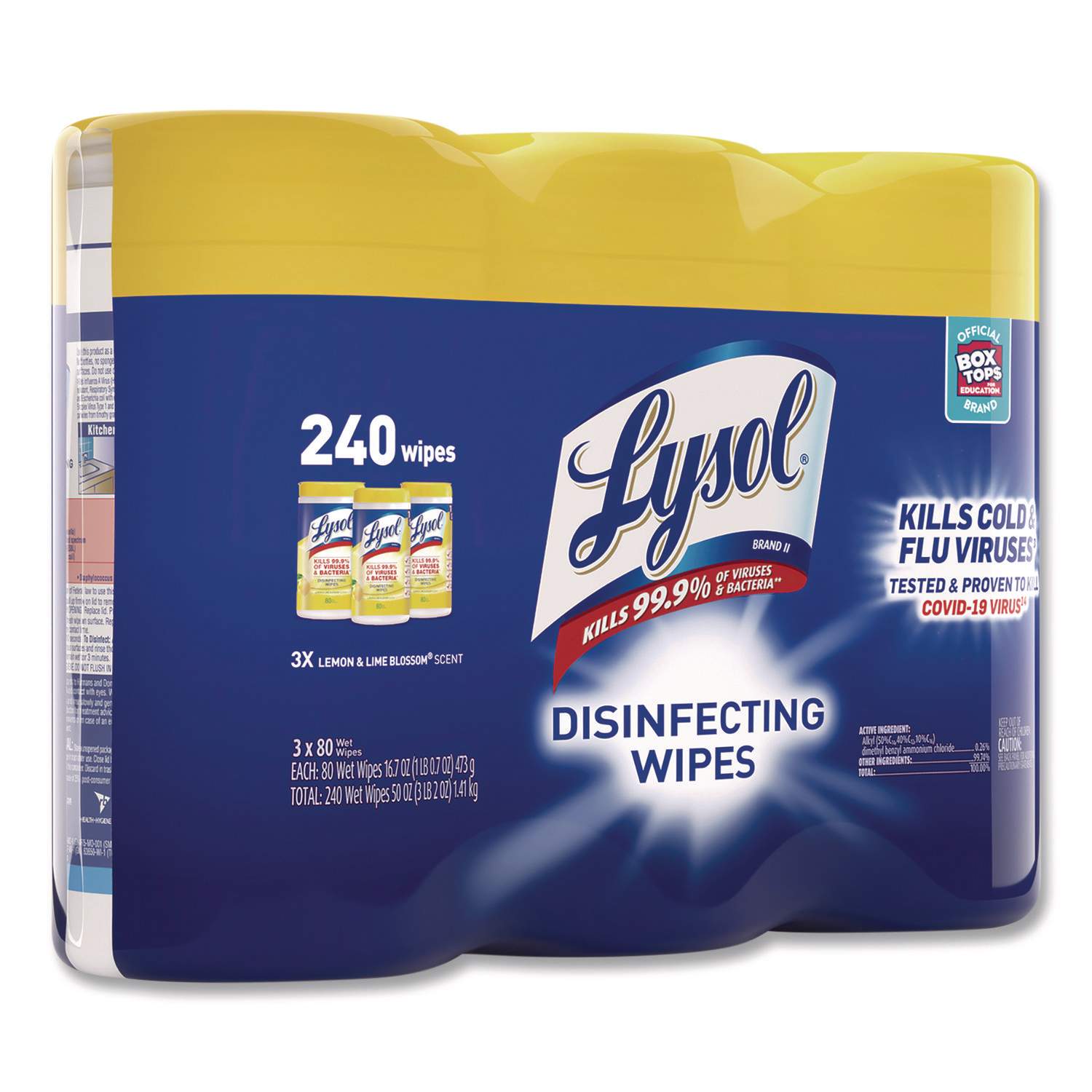 Disinfecting Wipes by LYSOL® Brand RAC84251CT | OnTimeSupplies.com