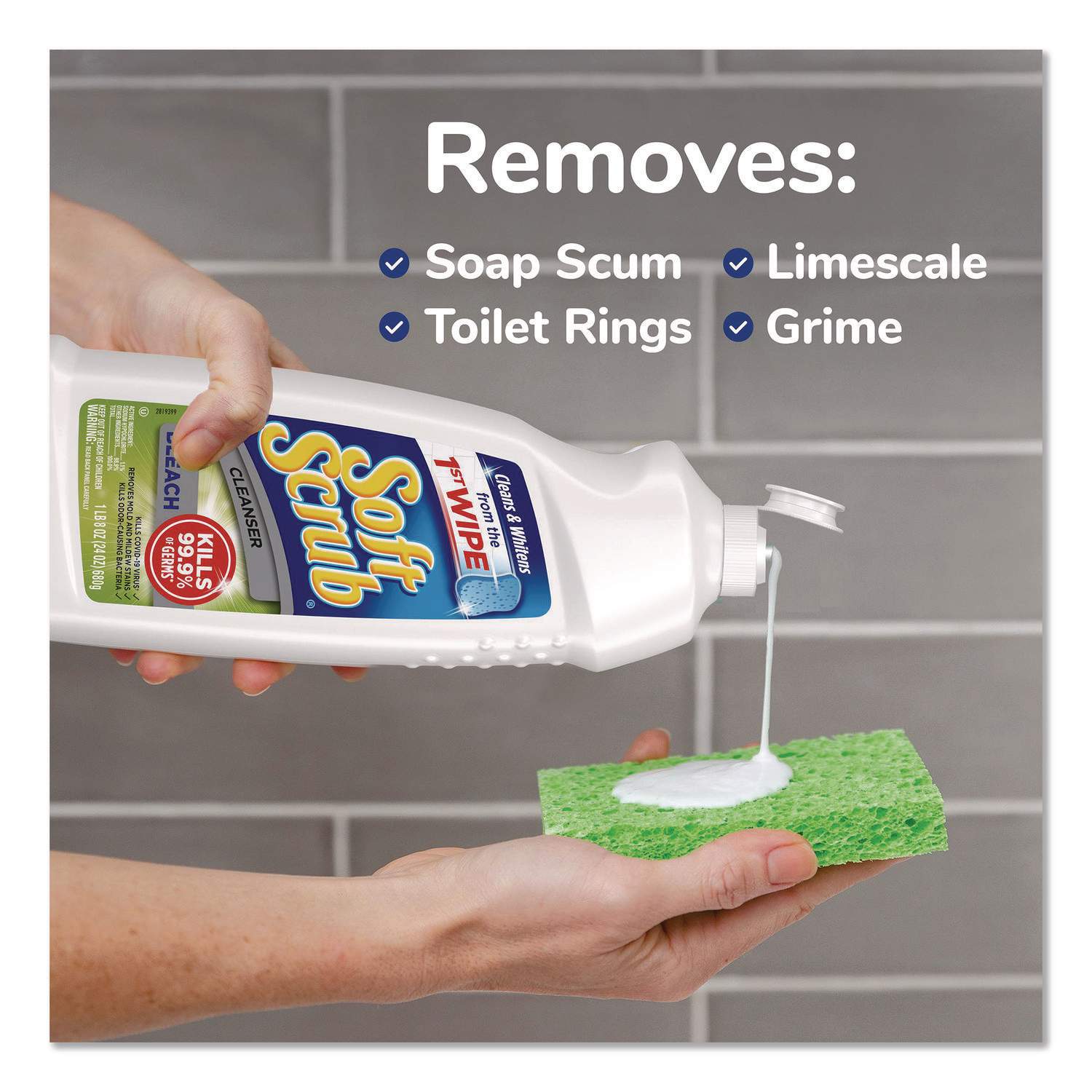 Antibacterial Surface Cleanser with Bleach by Soft Scrub® DIA07222