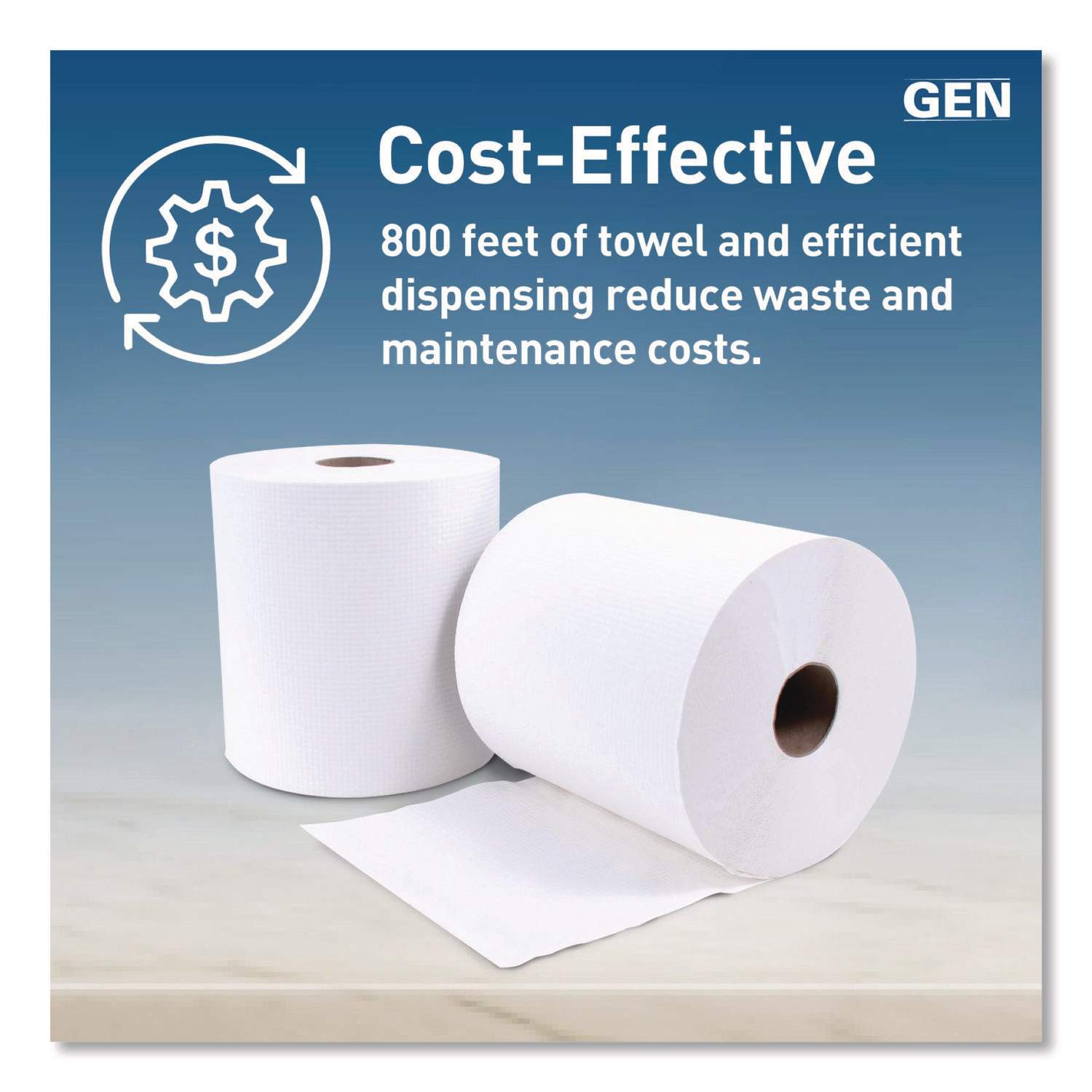 Hardwound Roll Towels by GEN GEN1820 | OnTimeSupplies.com
