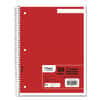 MEA05514 - Spiral Notebook, 1-Subject, Wide/Legal Rule, Randomly Assorted Cover Color, (100) 10.5 x 7.5 Sheets