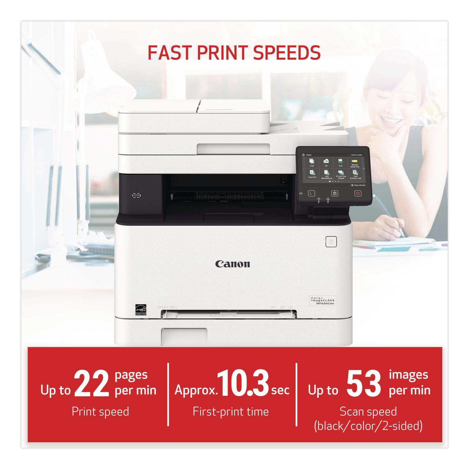 imageCLASS MF656Cdw Wireless Multifunction Laser Printer by Canon