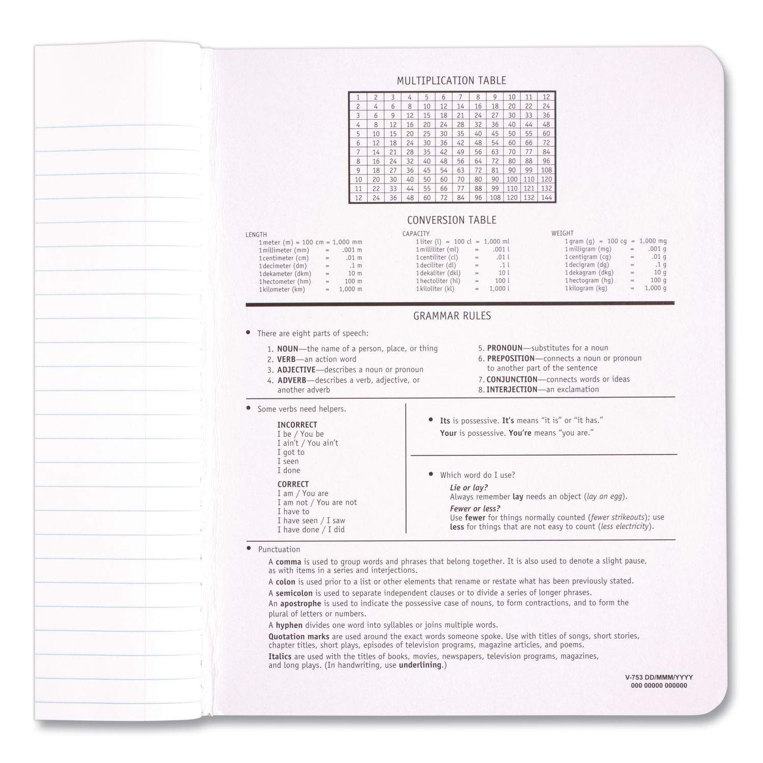 MEA09910 Mead Composition Notebook | OnTimeSupplies.com