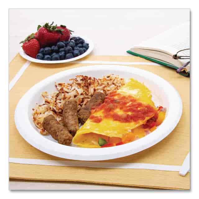 Compostable Paper Dinnerware by SOLO® Cup Company SCCHP10W ...