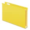 PFX4153X2YEL - Extra Capacity Reinforced Hanging File Folders with Box Bottom, 2" Capacity, Legal Size, 1/5-Cut Tabs, Yellow, 25/Box