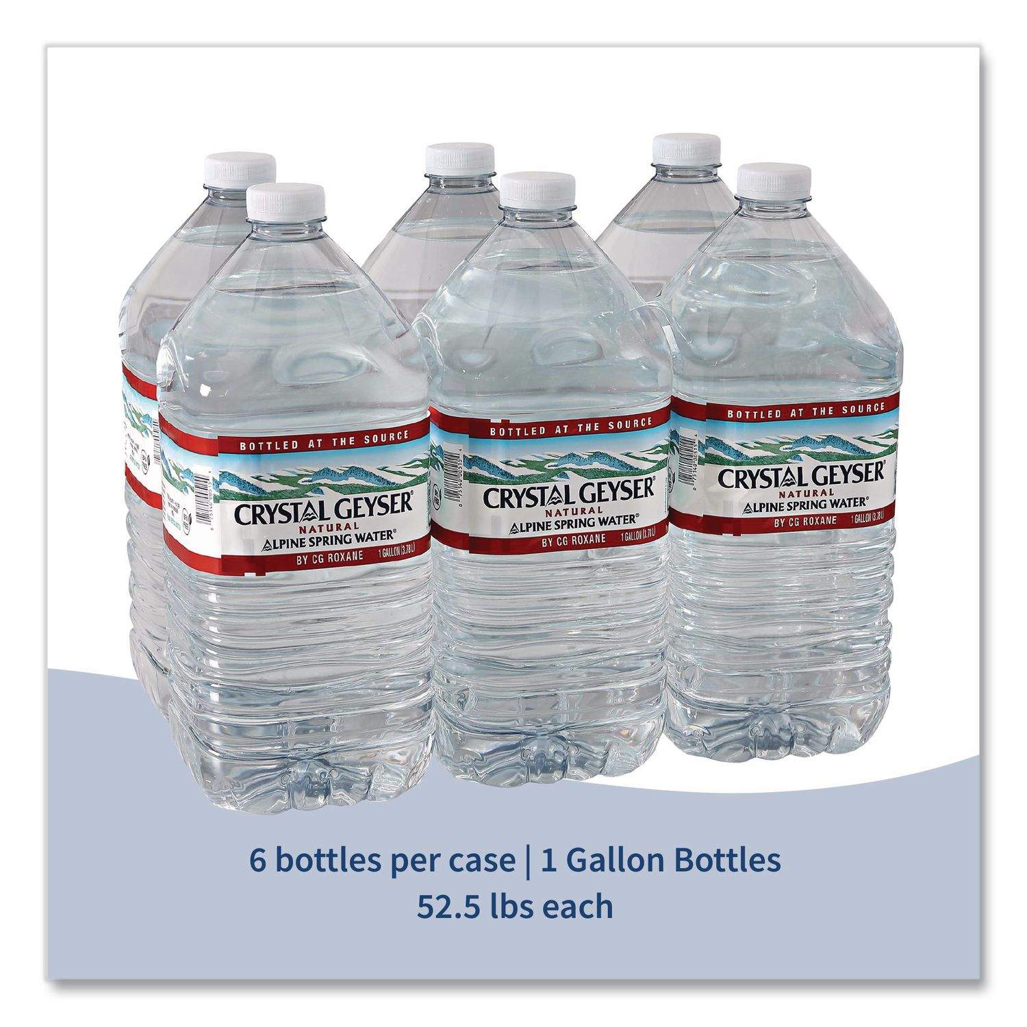 Alpine Spring Water by Crystal Geyser® CGW12514CT | OnTimeSupplies.com