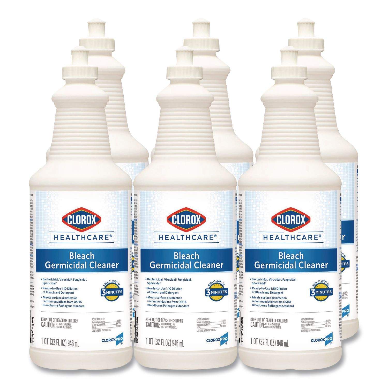 Bleach Germicidal Cleaner by Clorox® Healthcare® CLO68978