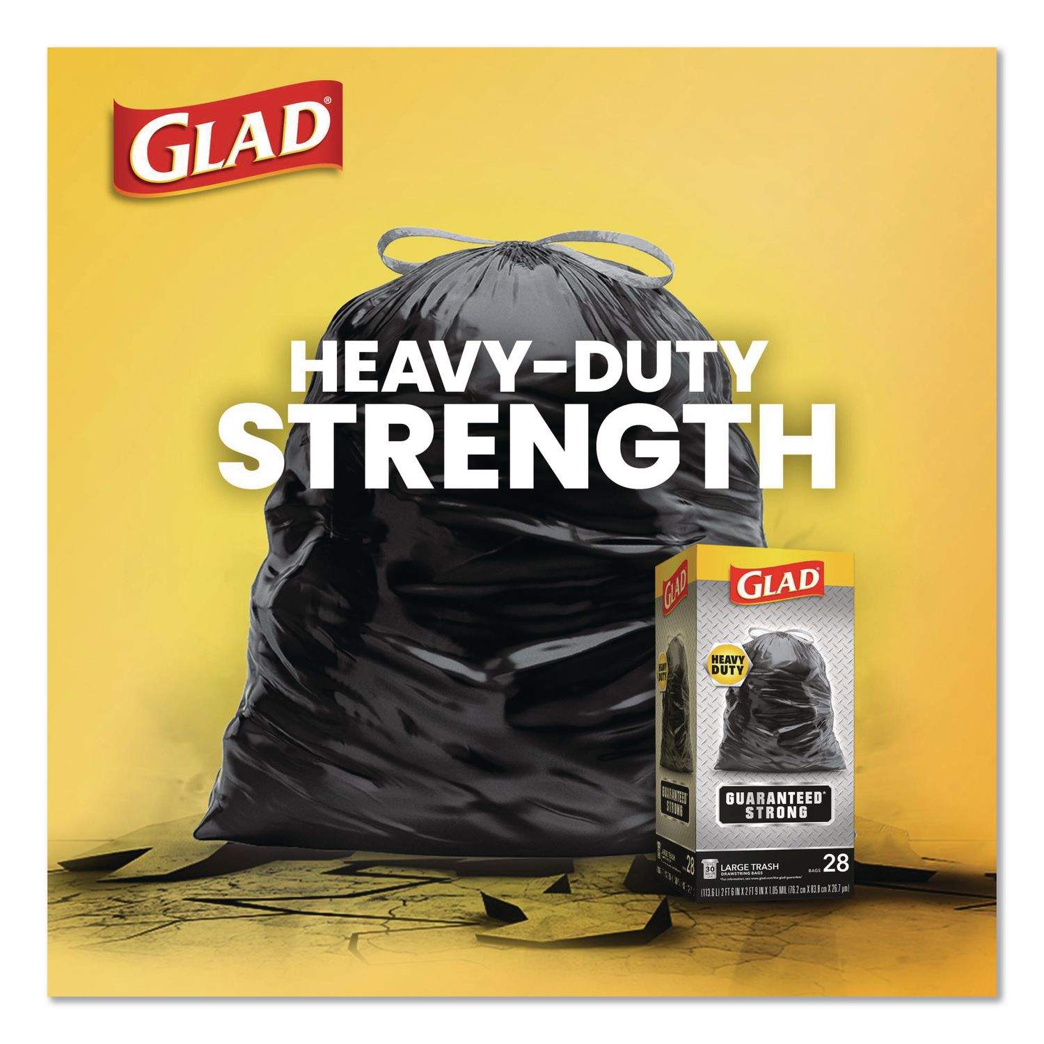 Guaranteed Strong Large Drawstring Trash Bags - Thumbnail 4
