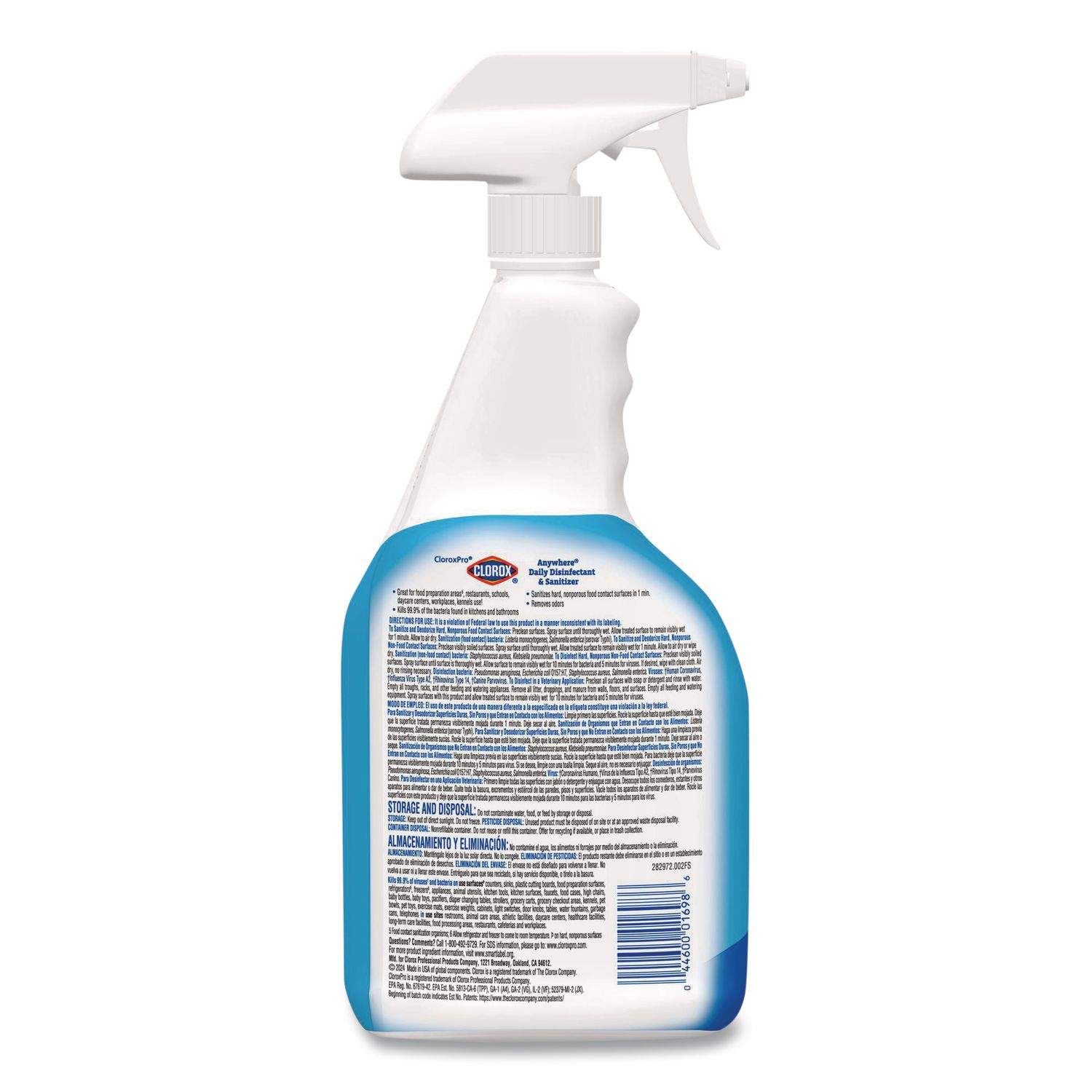 CloroxPro Anywhere Daily Disinfectant and Sanitizer by Clorox
