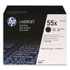 HEWCE255XD - HP 55X, (CE255X-D) 2-Pack High-Yield Black Original LaserJet Toner Cartridges