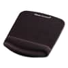 FEL9252001 - PlushTouch Mouse Pad with Wrist Rest, 7.25 x 9.38, Black