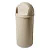 RCP817088BG - Marshal Classic Container, 25 gal, Plastic, Beige