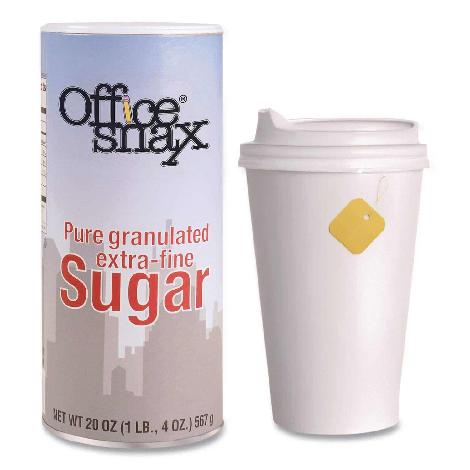 Sugar Canister by Office Snax® OFX00019G | OnTimeSupplies.com