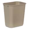 RCP295600BG - Deskside Plastic Wastebasket, 7 gal, Plastic, Beige