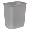 RCP295600GY - Deskside Plastic Wastebasket, 7 gal, Plastic, Gray