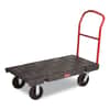 RCP443600BK - Heavy-Duty Platform Truck Cart, 2,000 lb Capacity, 24 x 48 Platform, Black