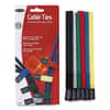 BLKF8B024 - Multicolored Cable Ties, 6/Pack