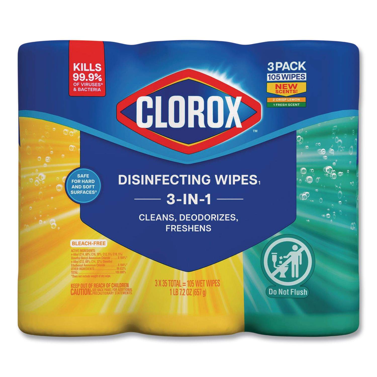 Disinfecting Wipes by Clorox® CLO30112 | OnTimeSupplies.com