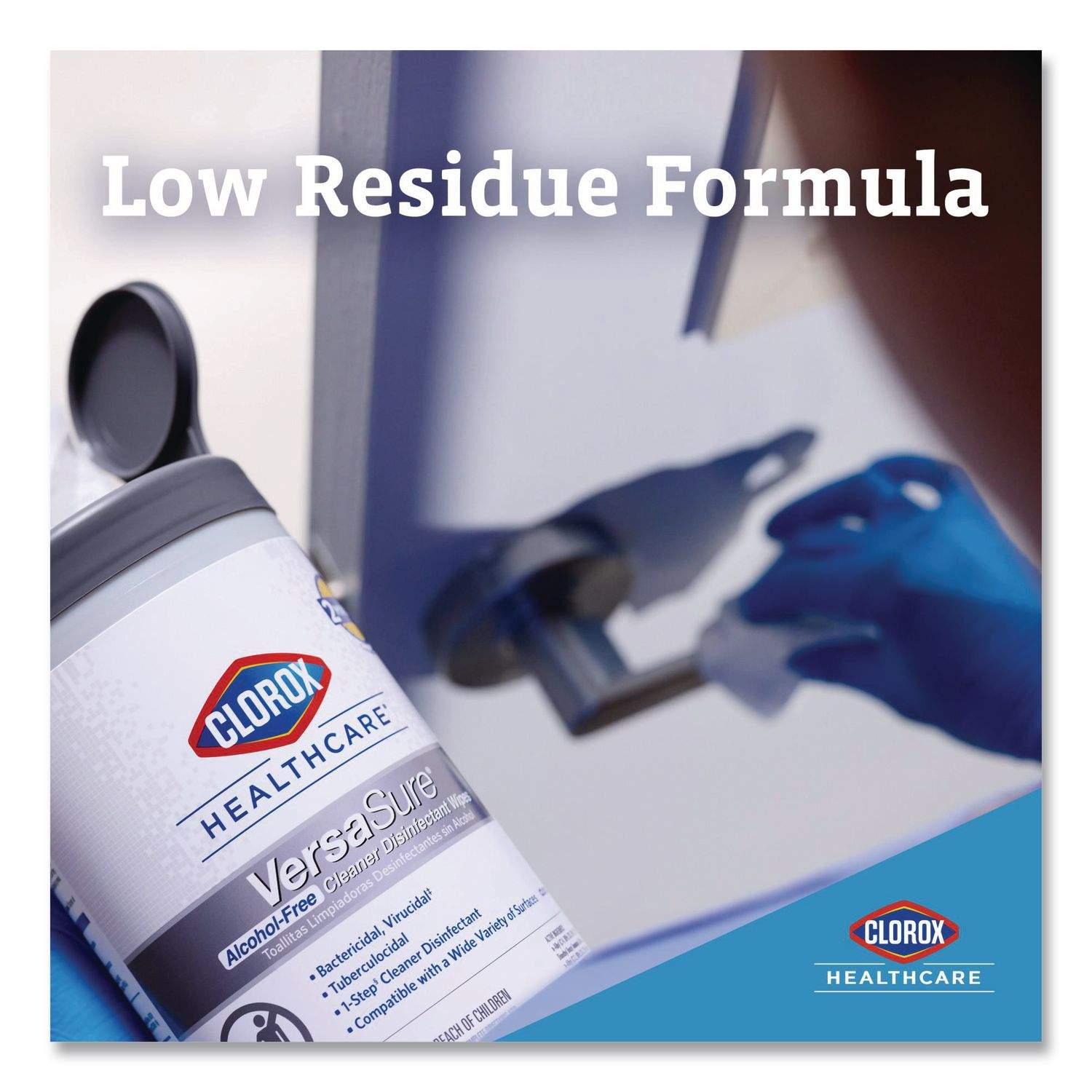 VersaSure Cleaner Disinfectant Wipes by Clorox® Healthcare