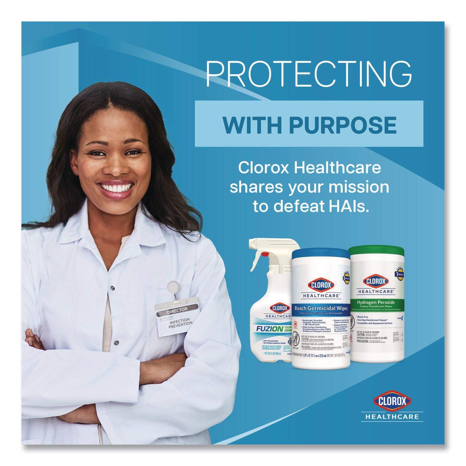 VersaSure Cleaner Disinfectant Wipes by Clorox® Healthcare