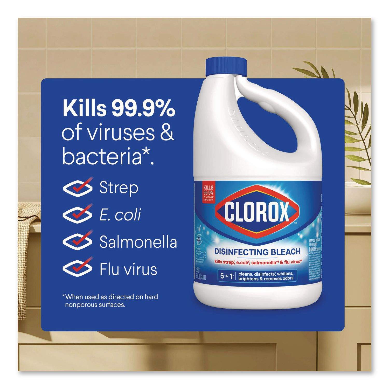 Concentrated Regular Disinfecting Bleach by Clorox® CLO32263