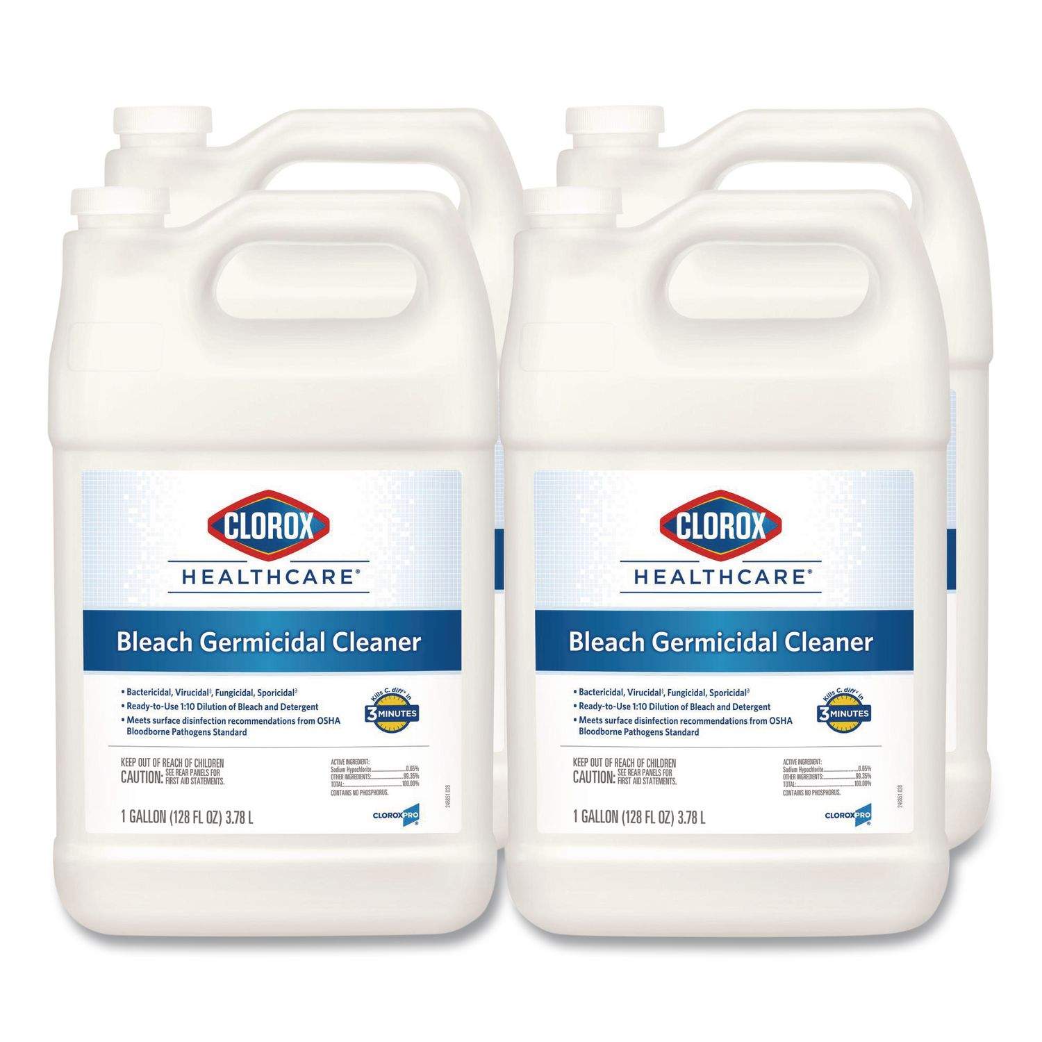 Bleach Germicidal Cleaner by Clorox® Healthcare® CLO68970EA