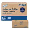 KCC01840 - Essential Multi-Fold Towels, Standard Tier, Absorbency Pockets, 1-Ply, 9.2 x 9.4, White, 250/Pack, 16 Packs/Carton