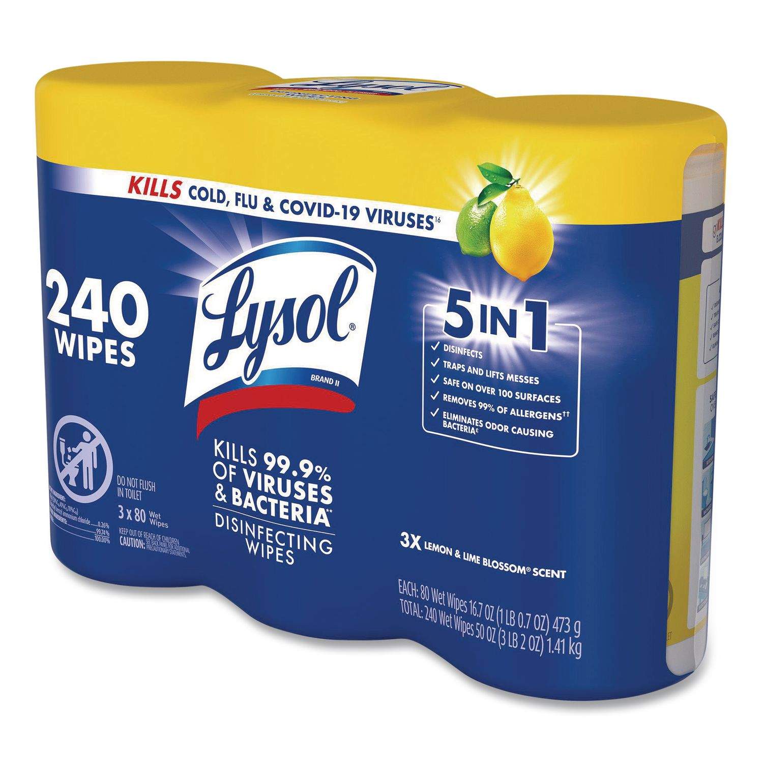 Disinfecting Wipes by LYSOL® Brand RAC84251CT | OnTimeSupplies.com