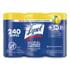 RAC84251PK - Disinfecting Wipes, 1-Ply, 7 x 7.25, Lemon and Lime Blossom, White, 80 Wipes/Canister, 3 Canisters/Pack